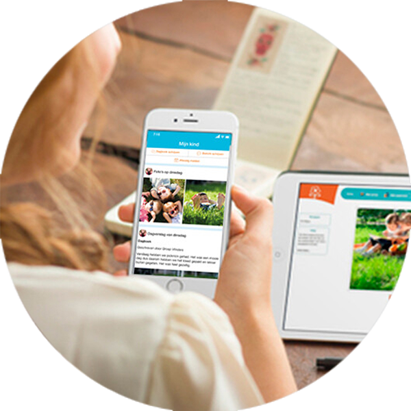 Krijg inzicht in de dag met onze Ouderapp - Kinderopvang Wageningen