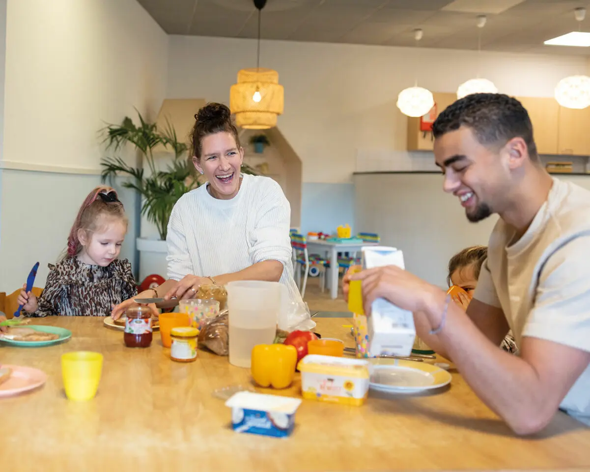 Plezier hebben met je collega's - Werken bij Kinderopvang Wageningen